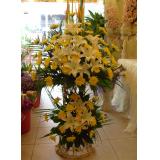 菊花:10支粉色百合红色包装