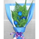 鲜花:上等红玫瑰57枝，高档包装