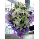 鲜花:99支红色康乃馨_满天星_红色包装