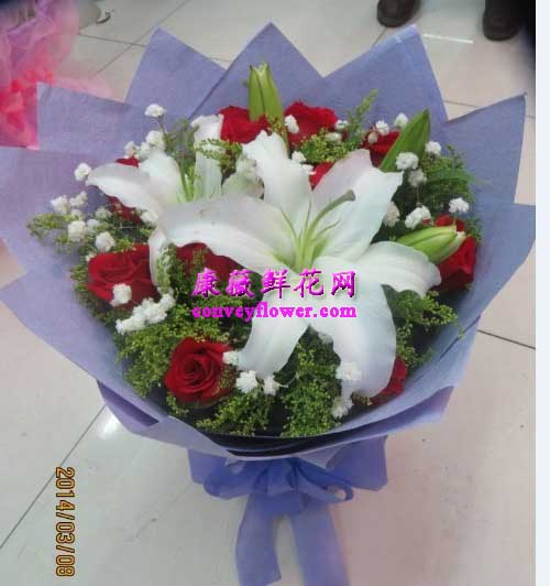 七夕鲜花速递-康薇鲜花网